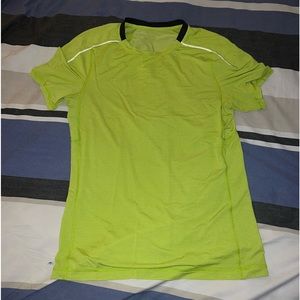 lululemon Neon Green athletic shirt